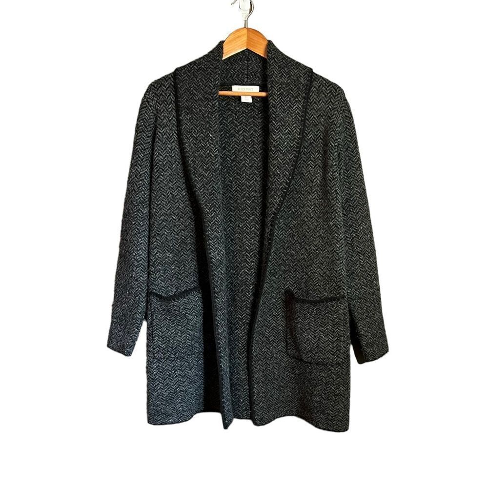 Ellen Tracy wool blend long cardigan. Size small